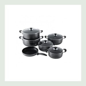TC 14 Pieces Heavy Non-Stick Cooking Pot Sufuria Set